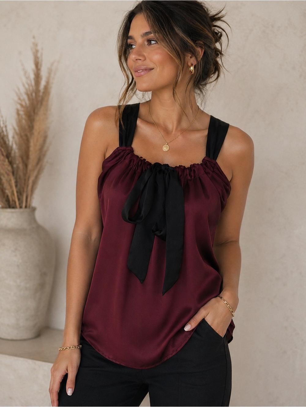 ✨ Ann Taylor LOFT Silky Blouse – Chic & Elevated ✨